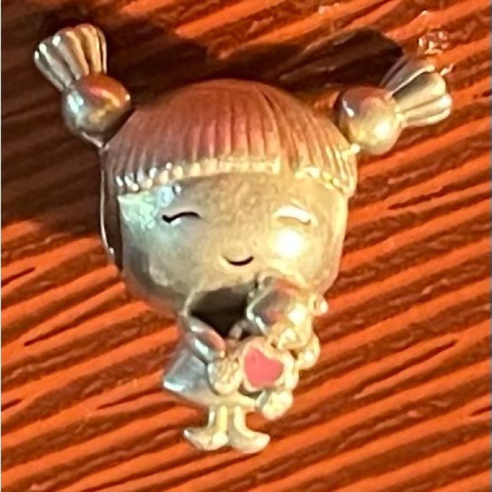 Pandora little girl charm